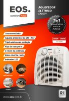 AQUECEDOR TERMOVENTILADOR 3 em 1, EOS COMFORT HEAT, 2000W 220V. BRANCO - EOS*