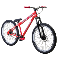 ARO 26 - Modelo DOBARULHO SEM MARCHA ACO - FREERIDE VERMELHO - TK3 TRACK