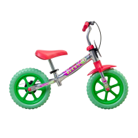 BALANCE BIKE ARO 12 EQUILIBRIO TURMA DA MONICA CROMADA - TK3 TRACK