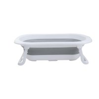 Banheira Bebê Plástica KOA 7096 Branca/Cinza  - Galzerano