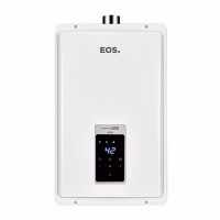 AQUECEDOR DE ÁGUA DIGITAL A GÁS GN 32L BRANCO BIVOLT EXAUSTÃO FORÇADA - EOS*