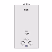 AQUECEDOR DE ÁGUA A GÁS GN 16L BRANCO EXAUSTÃO NATURAL - EOS*