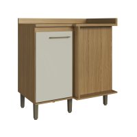 Balcão de Canto 1 porta 985x928x593 mm Cozinha Concept Prime - decibal