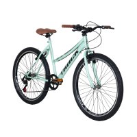 Aro 26 - MTB  - Modelo SERENA C/ CESTA 21 VEL  Feminina 7 vel Menta  -  - TK3 TRACK