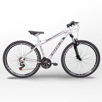 Aro 29 - Modelo Black  21V Freio Alumínio V-Brake - Preto/Laranja  - TK3 TRACK