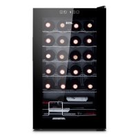 ADEGA CLIMATIZADA COMPRESSOR, EOS SOMMELIER, PARA 24 GARRAFAS 220V. PRETO- EOS*
